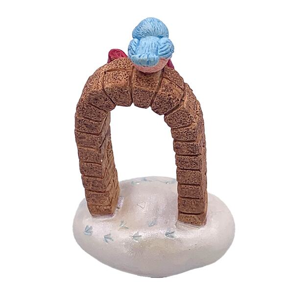 1996 Hallmark Merry Miniatures Bashful Mistletoe Premiere Event Ornament Set - Picture 4 of 12